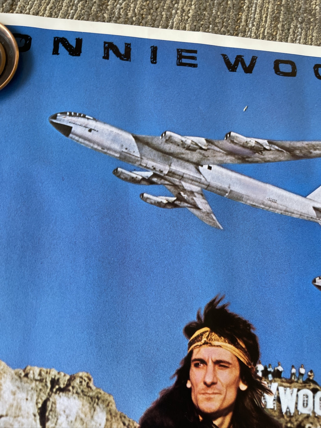 #33 1981 Ronnie Wood Poster 1 2 3 4 1234 The Rolling Stones Riding a Camel3