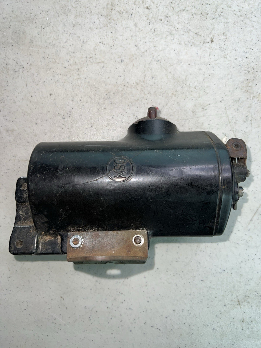 Vintage DSM Electric Motor Generator Starter Industrial Hot Rod0