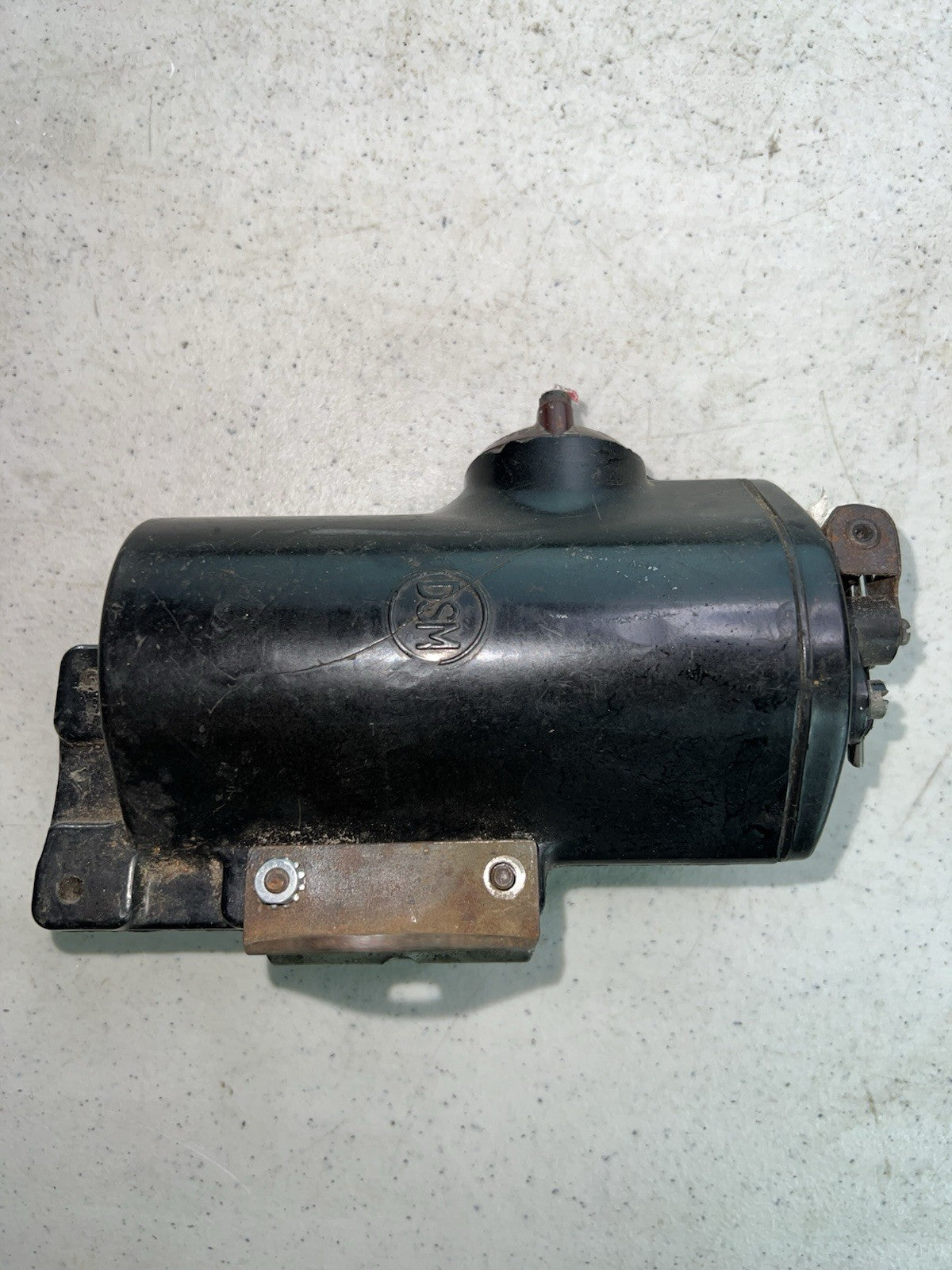 Vintage DSM Electric Motor Generator Starter Industrial Hot Rod0