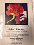 ROBERT KUSHNER / PAPER AND CLOTH - Carol Wagner’s Gallery INVITATION & PRINT0