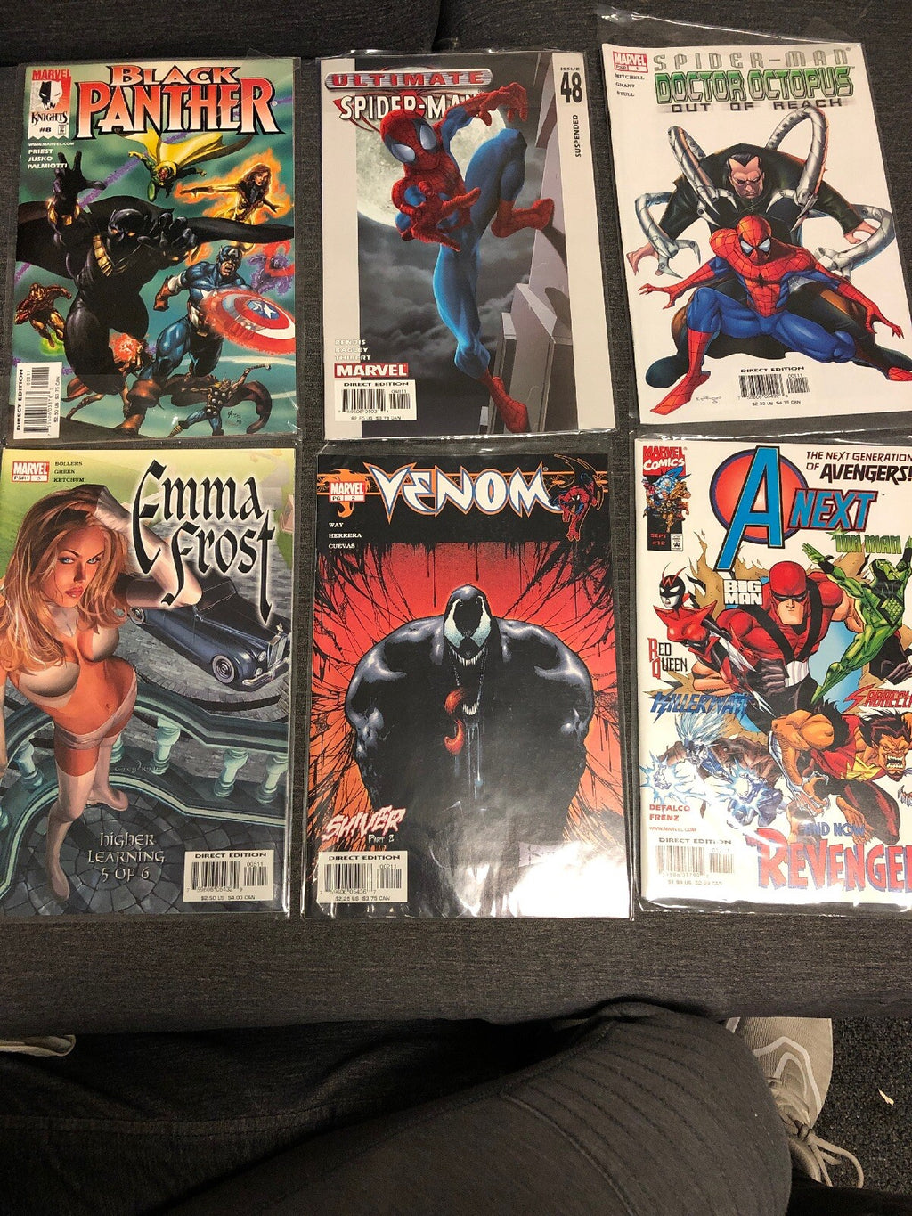 Marvel Comics Black Panther Spider Man doc Octopus A Next Venom Emma Frost New0