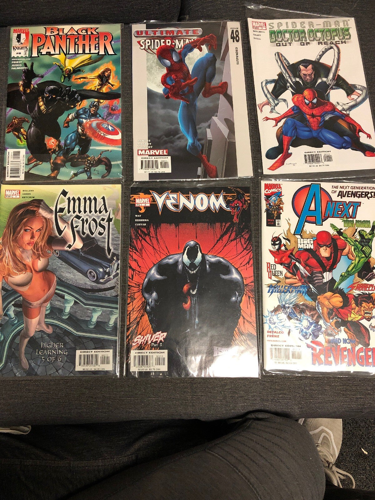 Marvel Comics Black Panther Spider Man doc Octopus A Next Venom Emma Frost New0