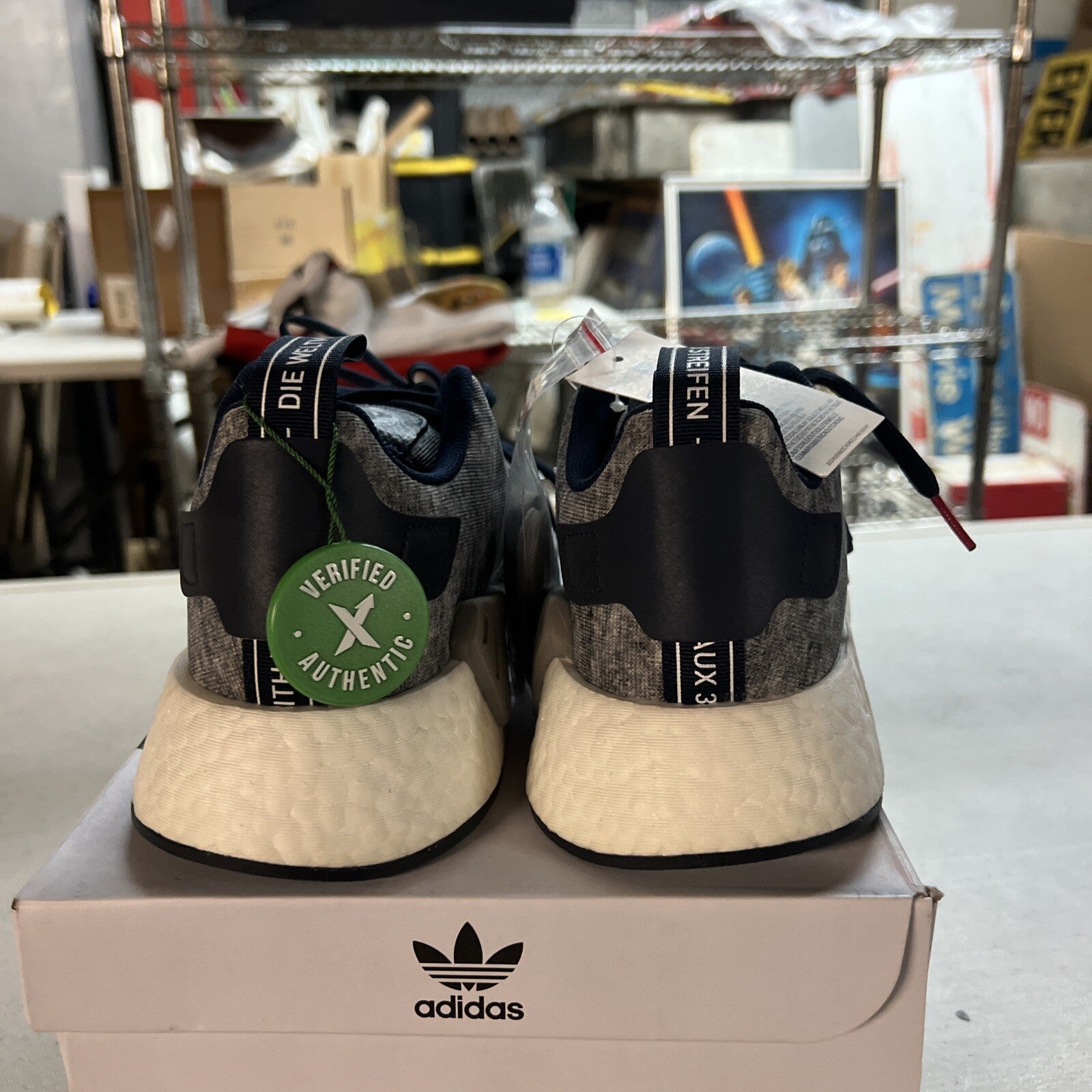 Adidas Originals Nmd R2 Uas Mens Shoes Size 7, Color: Core Heather2