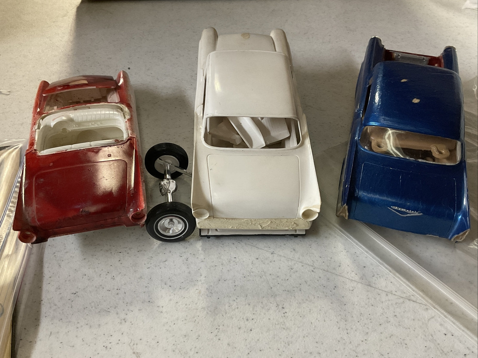 Vintage model car junkyard F/C Restoration Lot 57 TBird, Ford11
