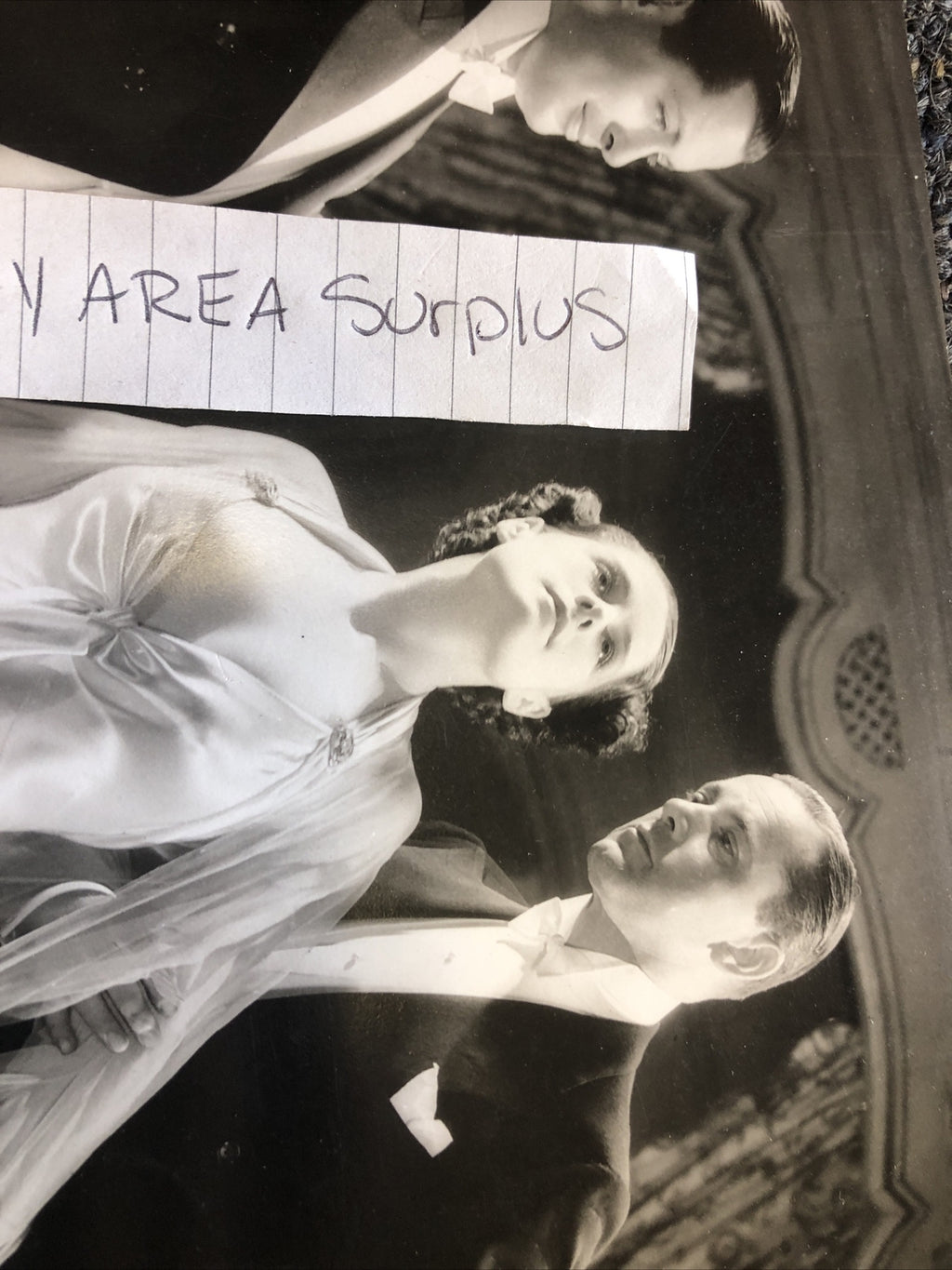RARE Original Photo Of NORMA SHEARER & HERBERT MARSHALL Candid 10”x8”1