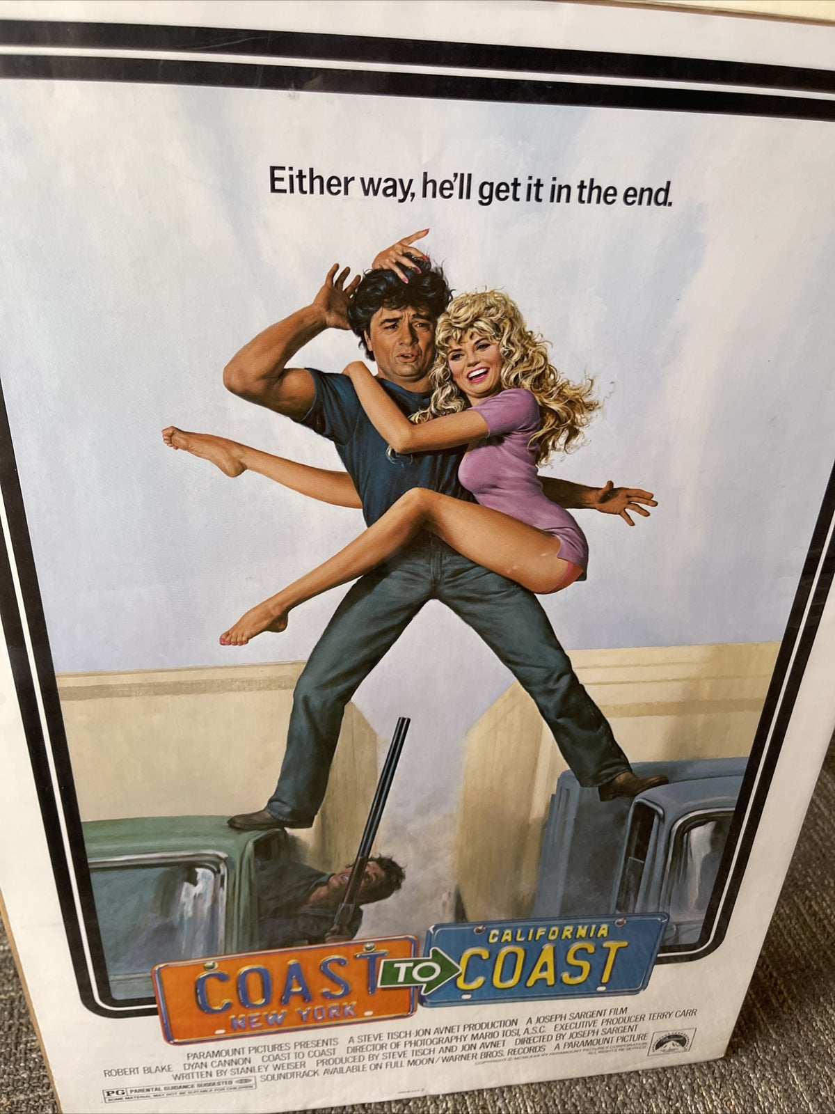 Coast To Coast, original movie poster Robert Blake, Dyan Cannon6
