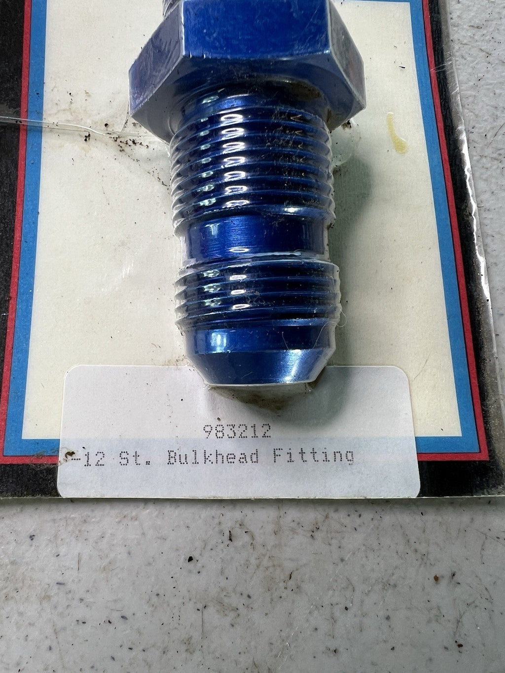 Earls Fitting Bulkhead Fitting Hose End Banjo -12 Straight Tube #9832121