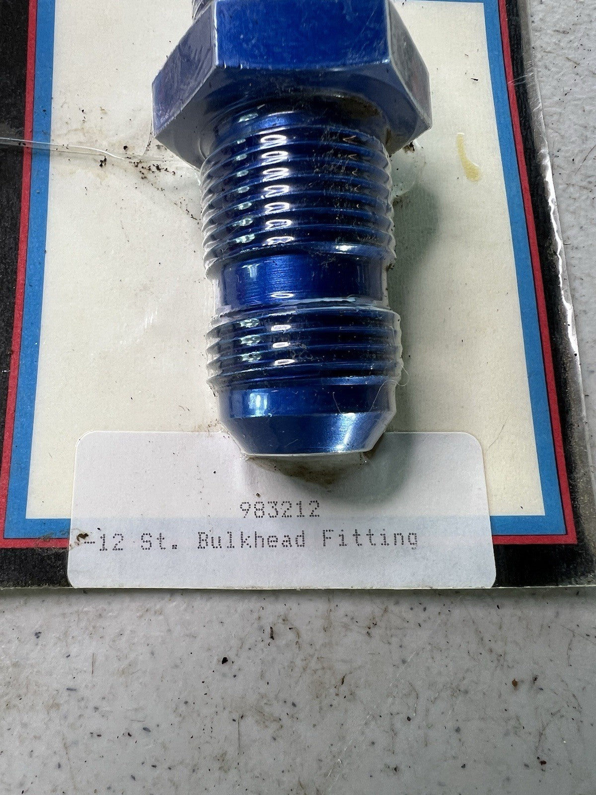 Earls Fitting Bulkhead Fitting Hose End Banjo -12 Straight Tube #9832121