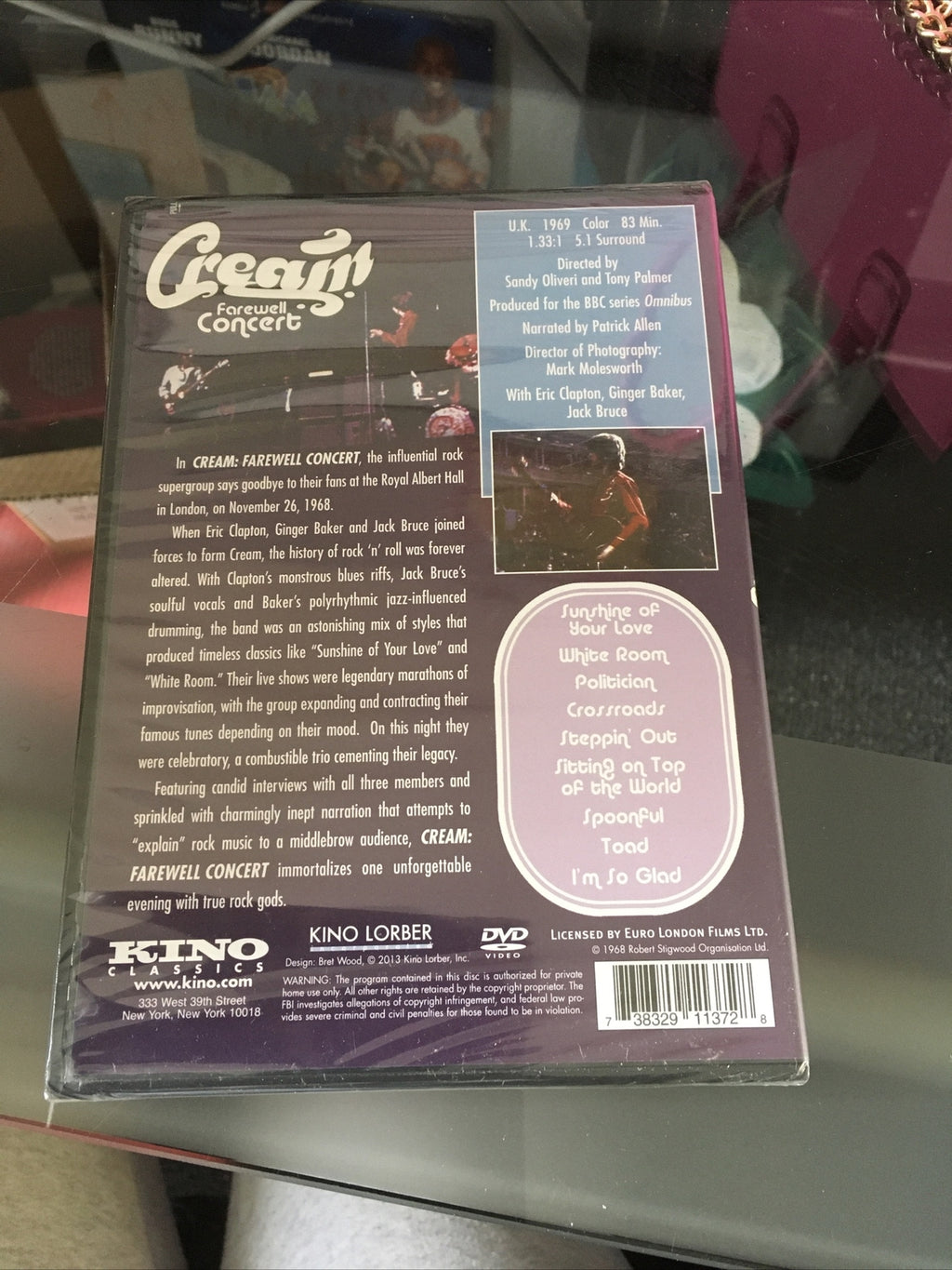 Cream: Farewell Concert DVD Restored Extended Edition Jack Bruce Eric Clapton1