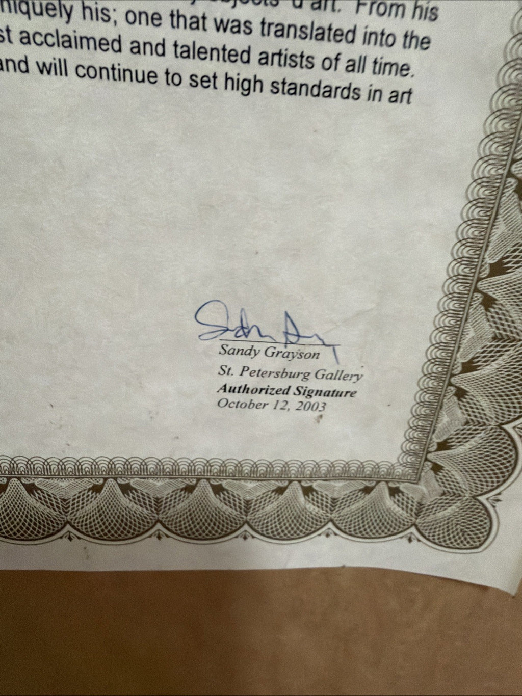 Salvador Dali Divine Comedy Canto Woodcut Hand Signed COA 19608