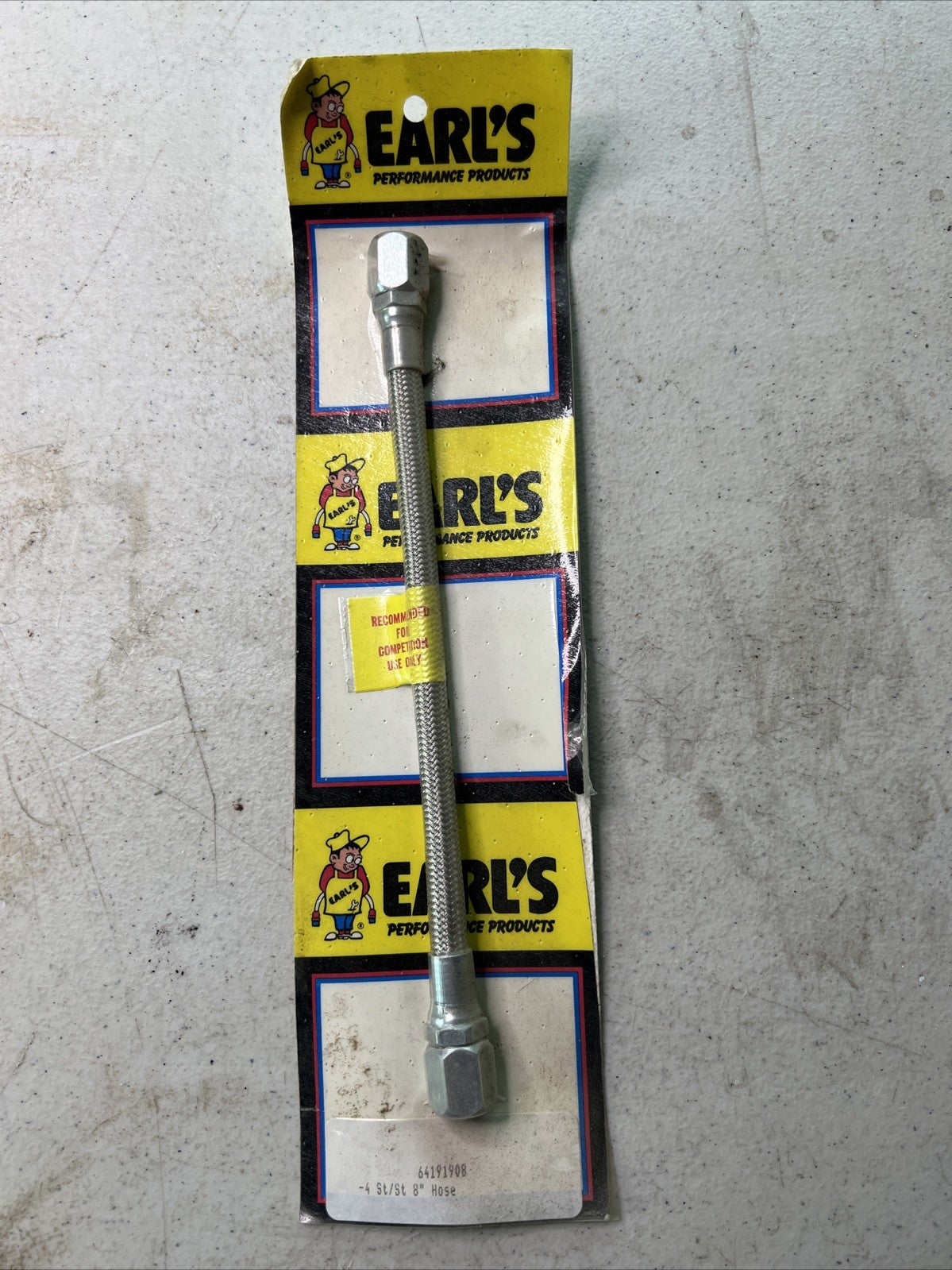 Earls Performance Stainless Braided Brake Line 8”  - 641919080