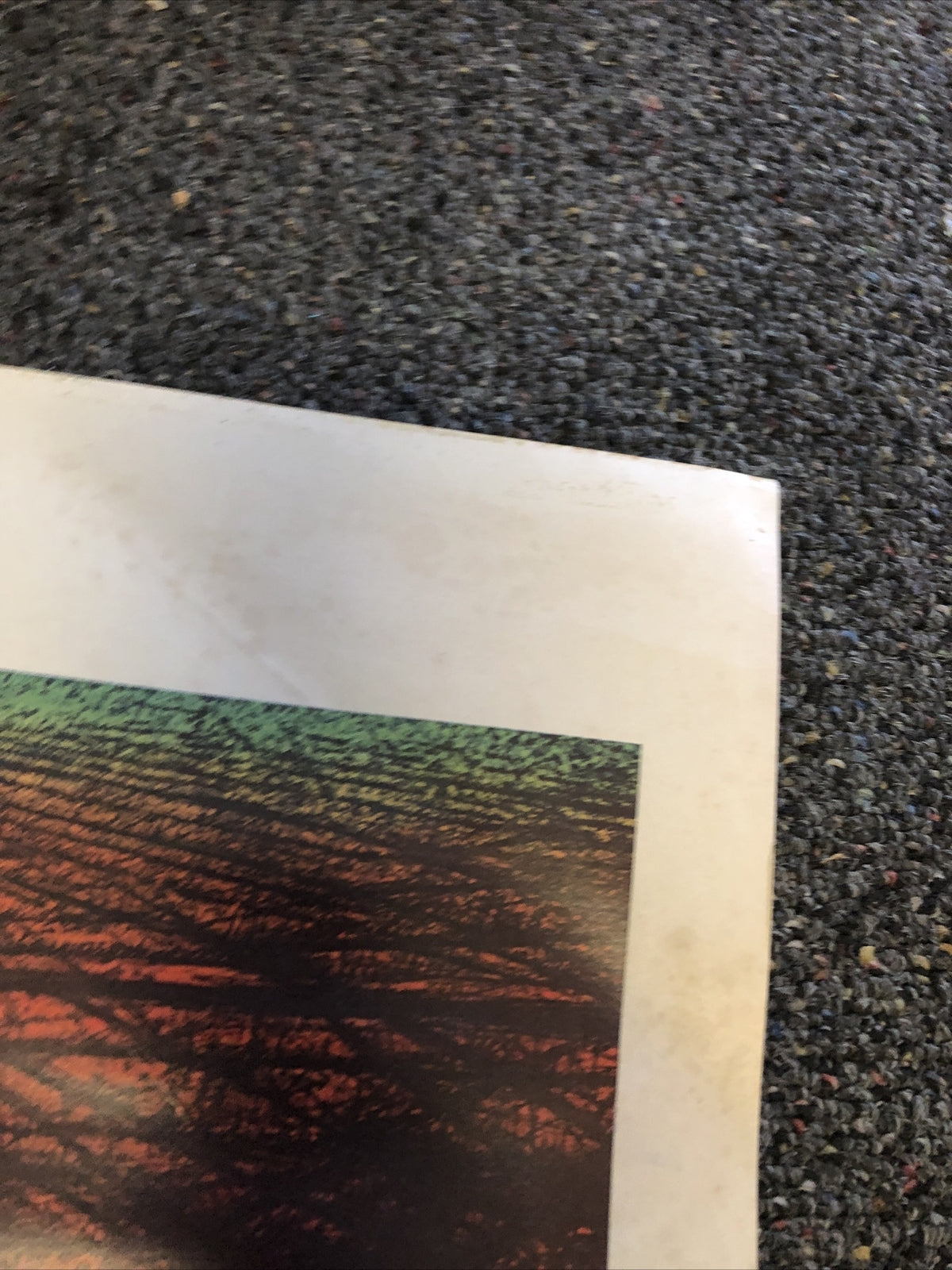 Vintage 1984 “Art For Peace” Poster San Francisco  David Gallegos 39”x25”4