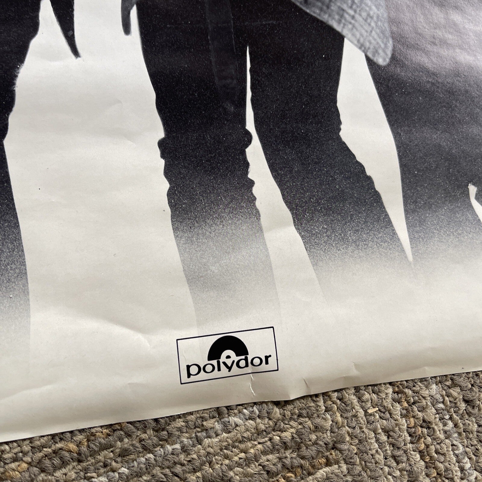 #174 1980 3-D Record Store Promo Poster 22” X 17” New Wave Polydor2
