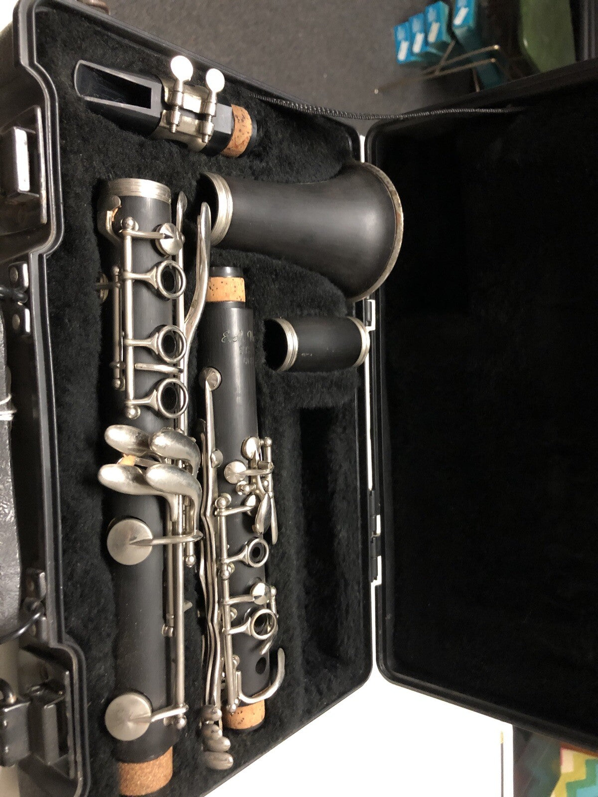 A24 Vintage EM Winston Student Clarinet With case Student Instrument Tag On0