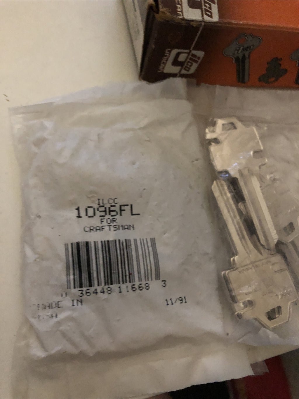 ILCO No. 1096FL - 30 Key Blanks Craftsman1