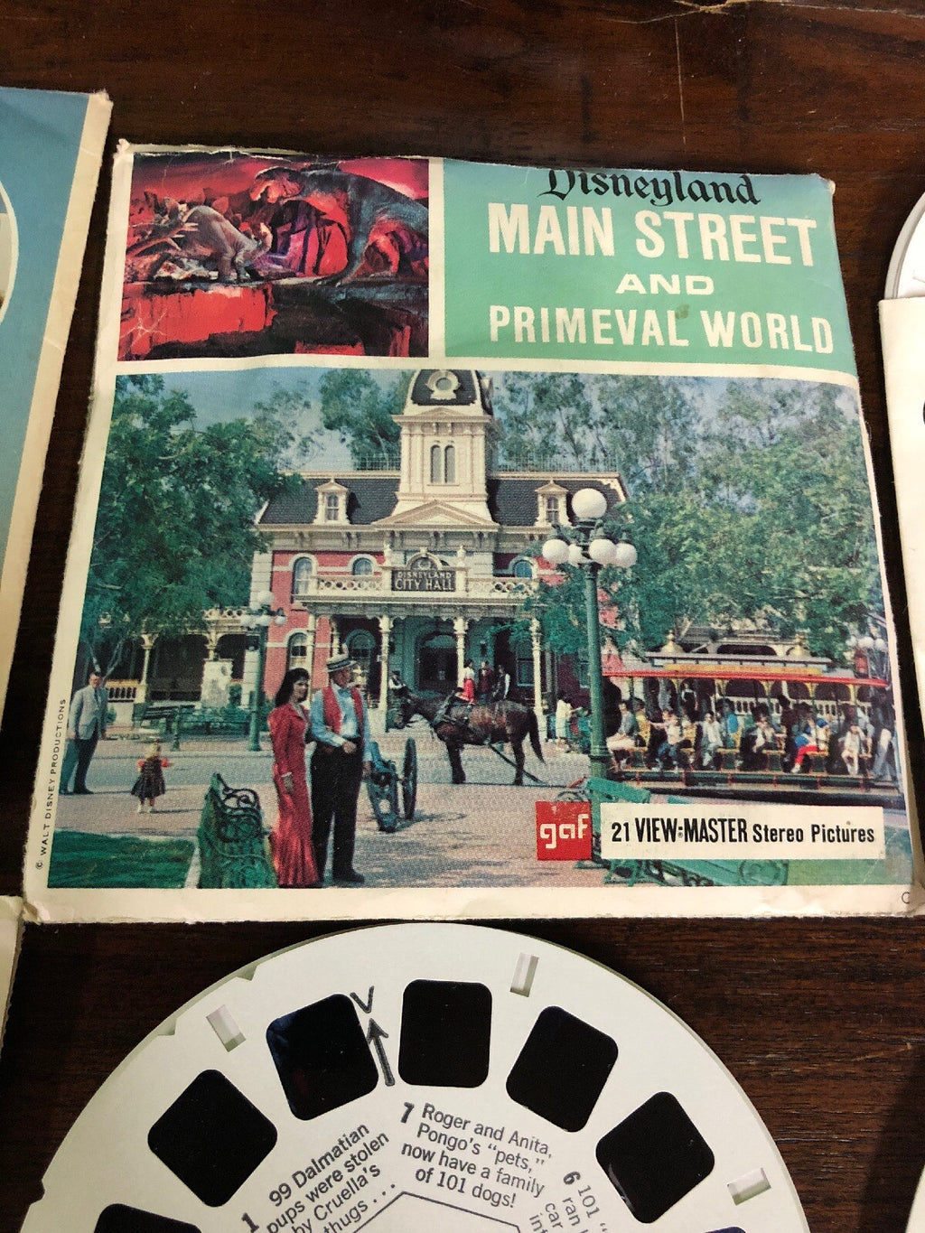 Vintage GAF View-Master Picture Reels - Wax Museum , Disneyland , Car Sports 3