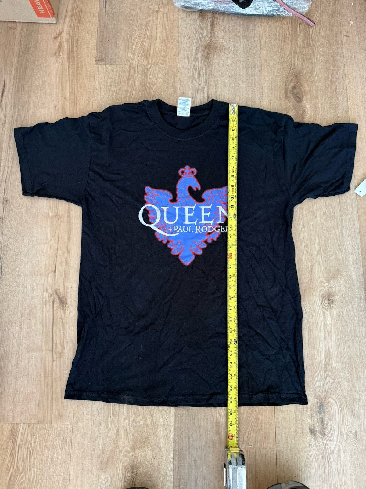 2005 Queen + Paul Rodgers Tour Shirt L Rock Band Tee Gildan Black Vintage2