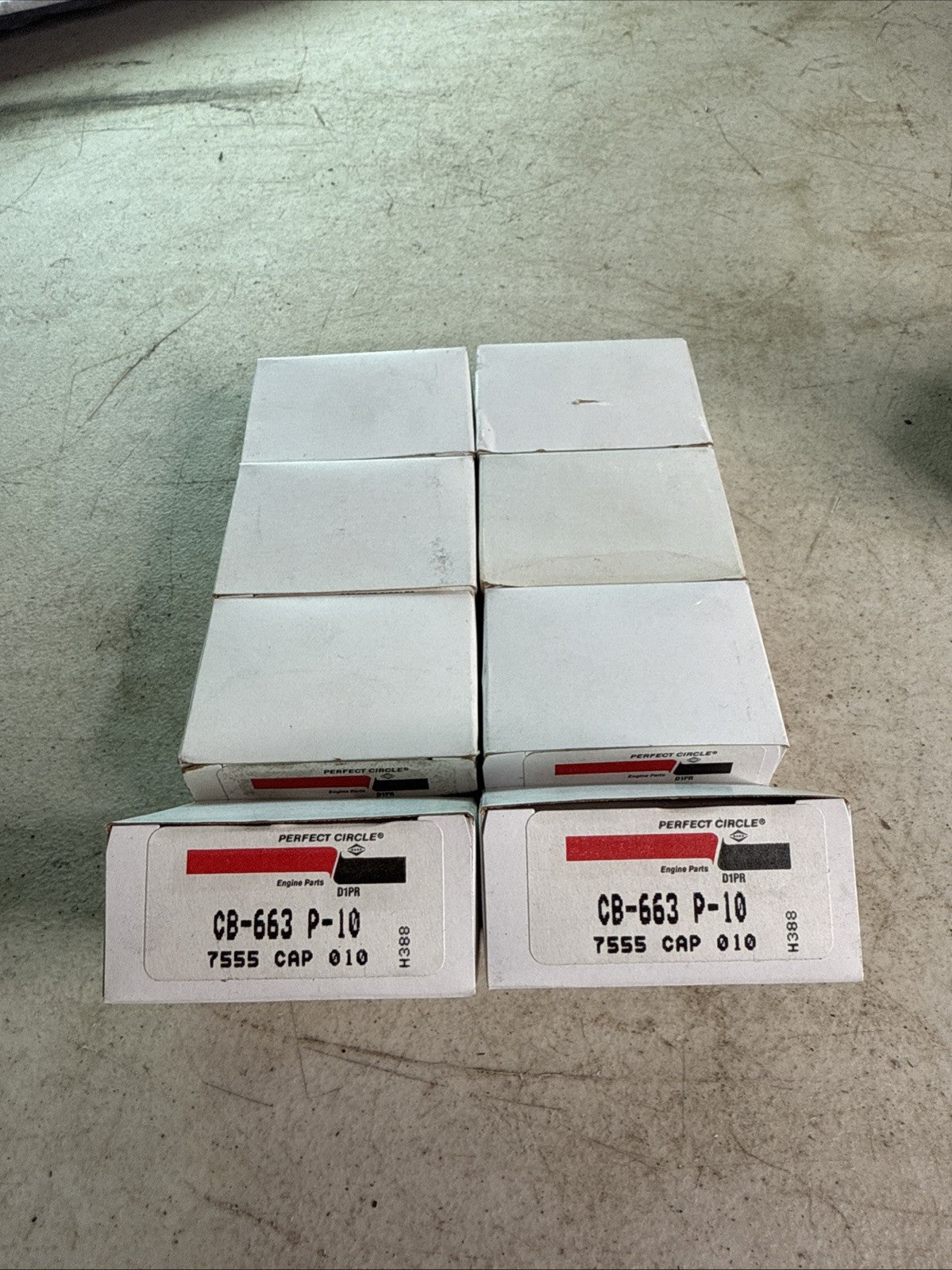 NOS 8 Pairs Perfect Circle CB-663 P-10 Engine Connecting Rod Bearings1