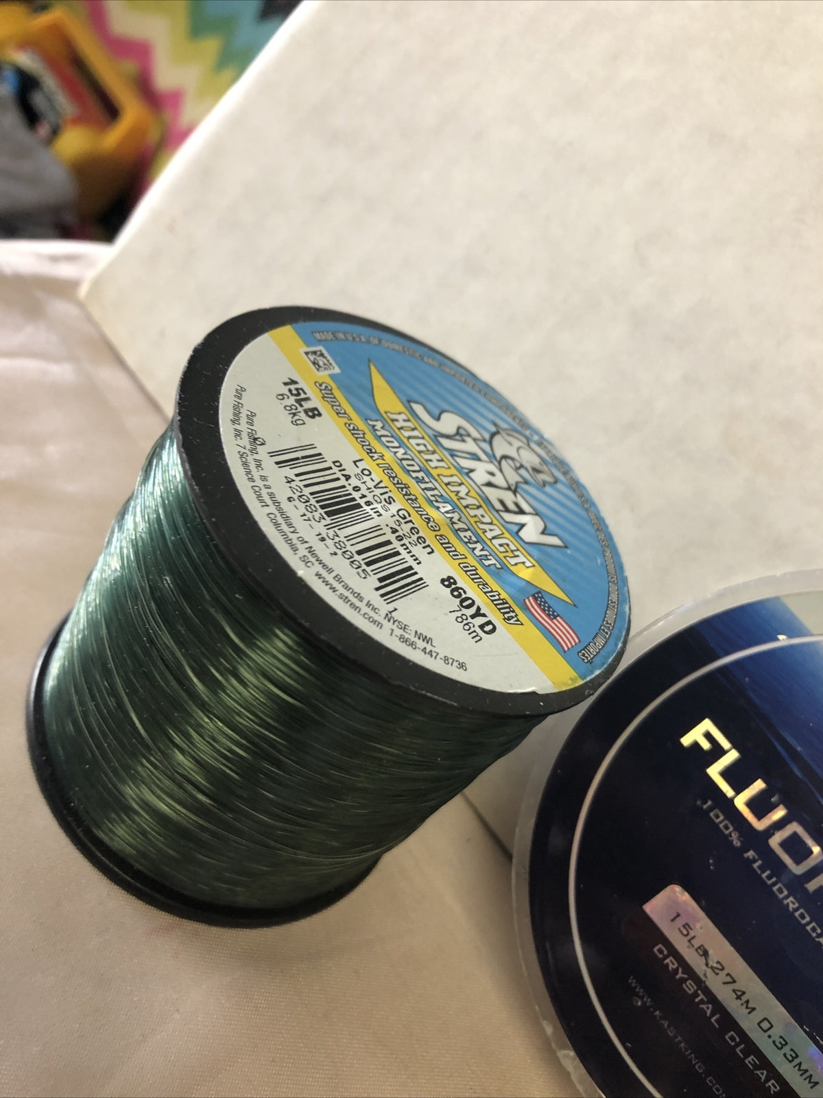 Lot of 3 Fishing Lines STREN & KASTKING See Pictures For Measurements3