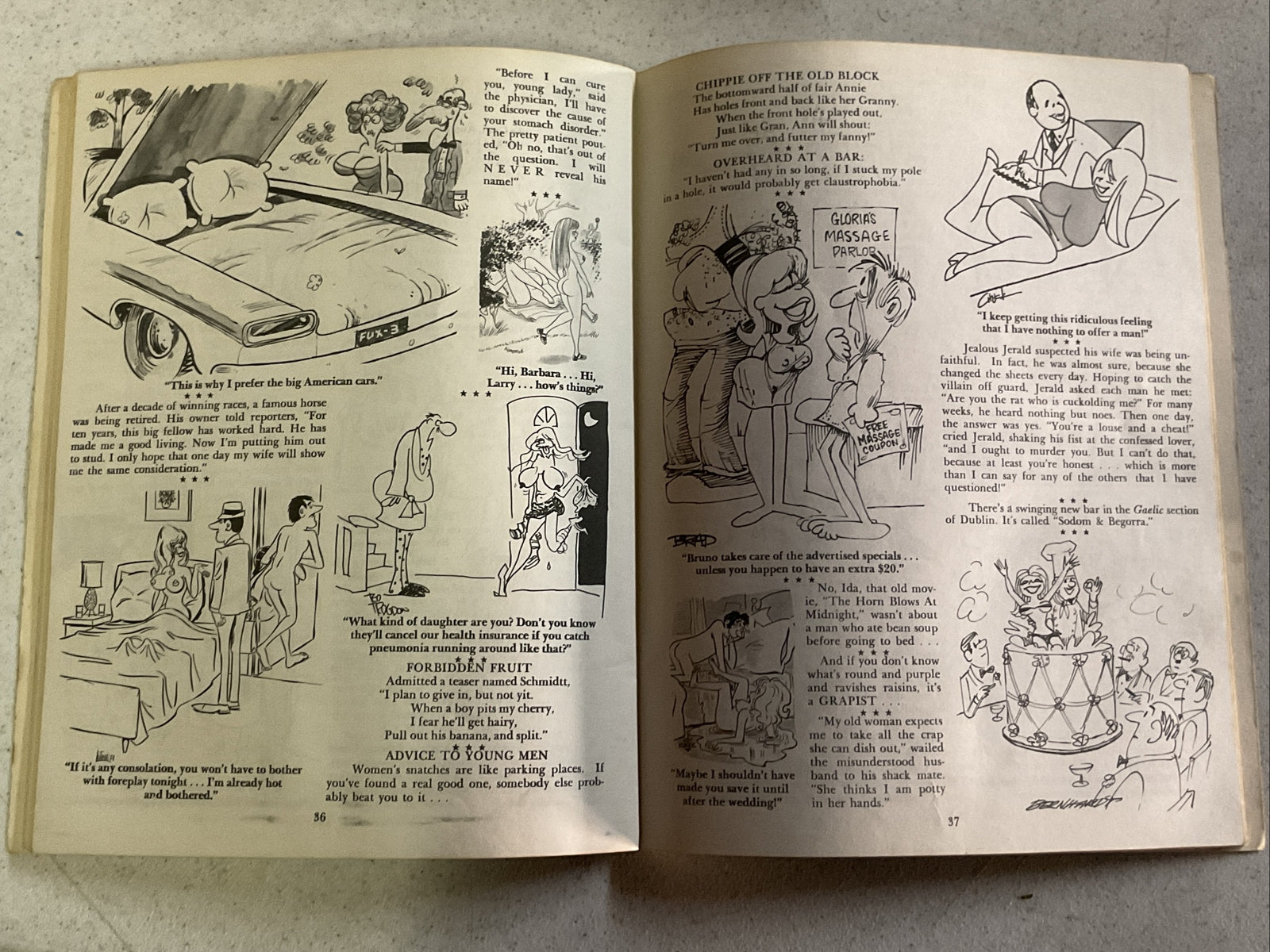 Vintage Comic Books Adult Humor Risque Pierre Davis 1972 Lot10