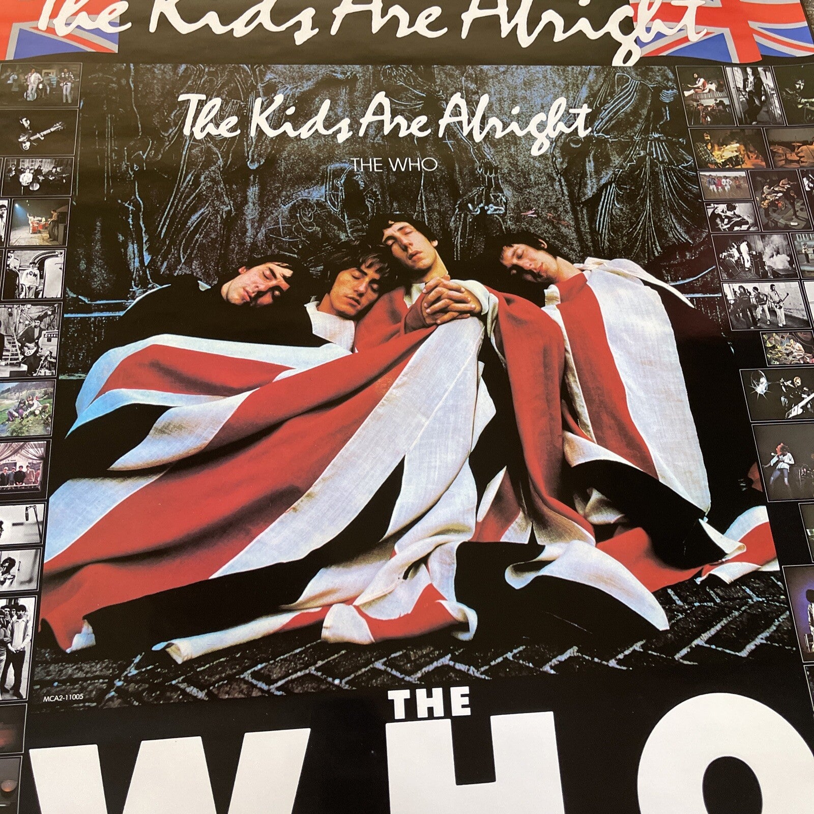 #199 1979 The WHO - The Kids Are Alright Record PROMO POSTER Rolled 36”5