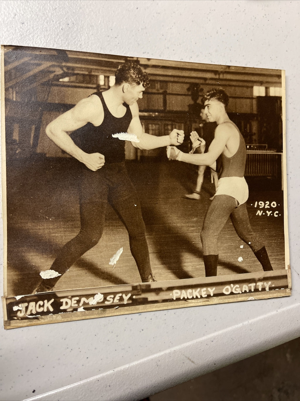 1920 Jack Dempsey Packey O’gatty Original Vintage Boxing Photo6