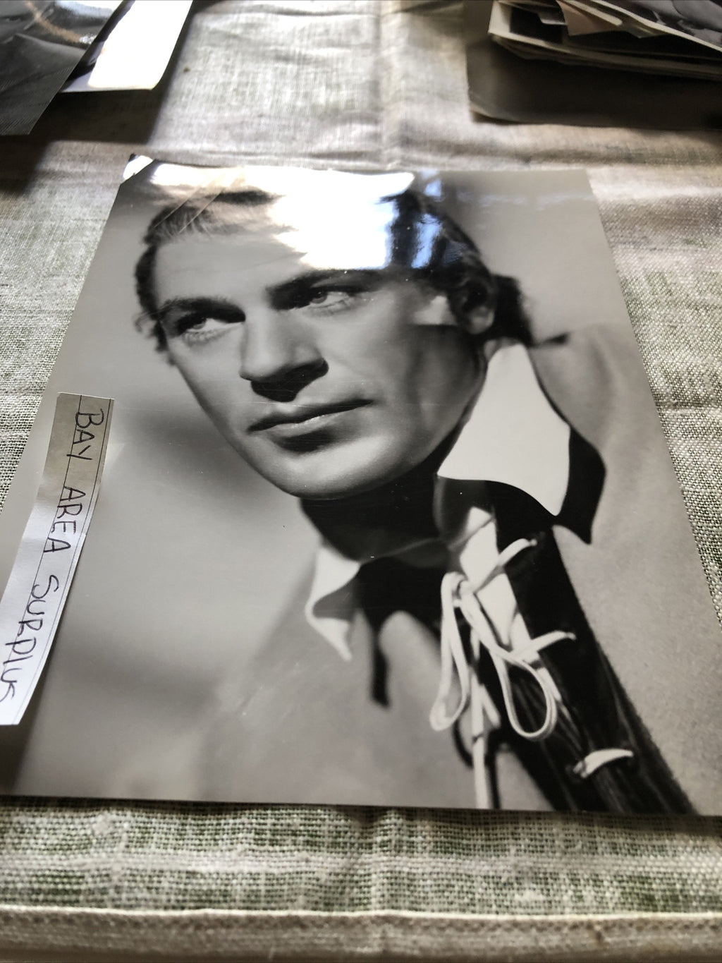 Rare Original Photo Of GARY COOPER Unpublished Vintage Photograph 8.5”x6”1