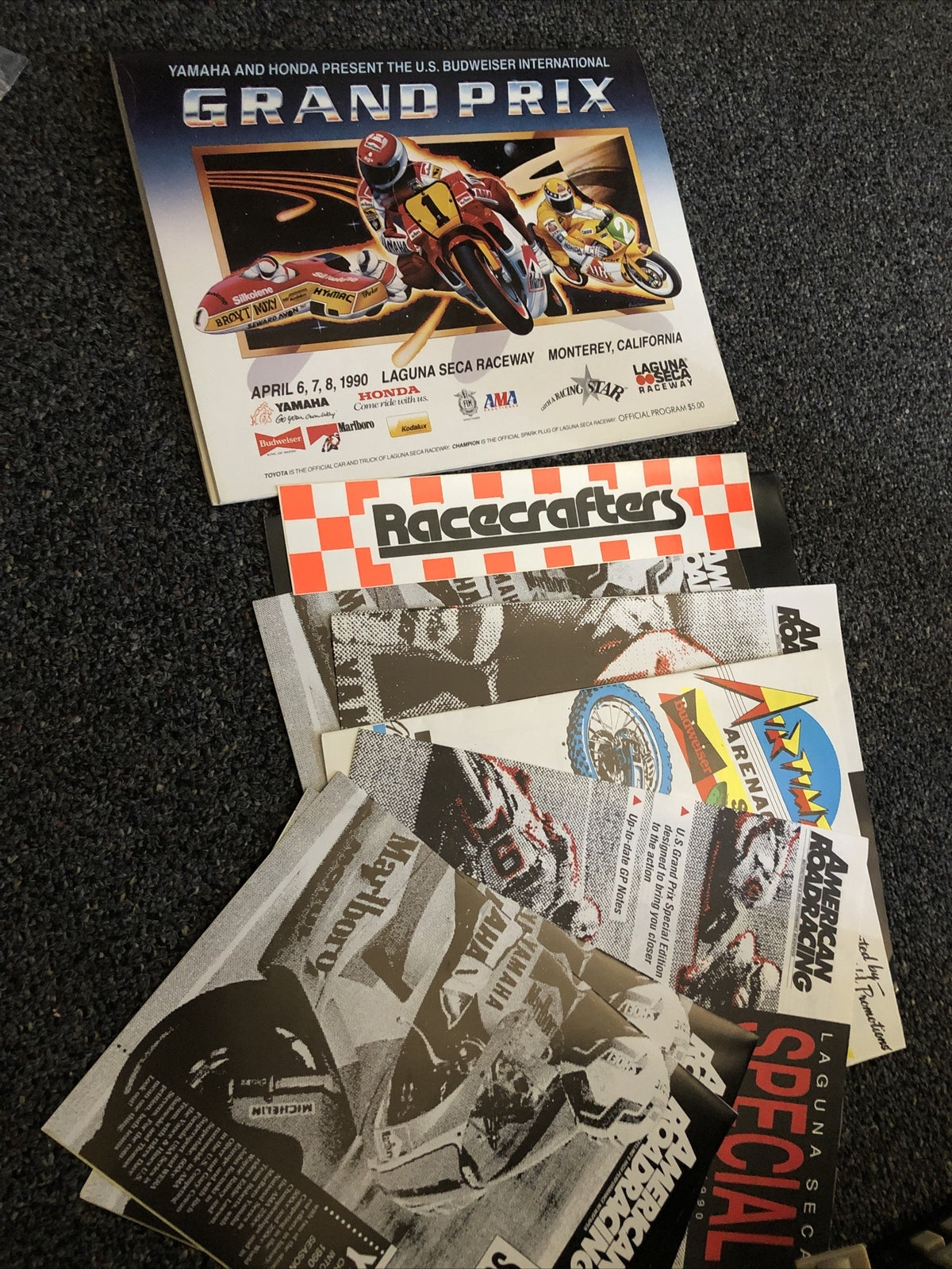 Vintage Yamaha & Honda International Grand Prix April 19900