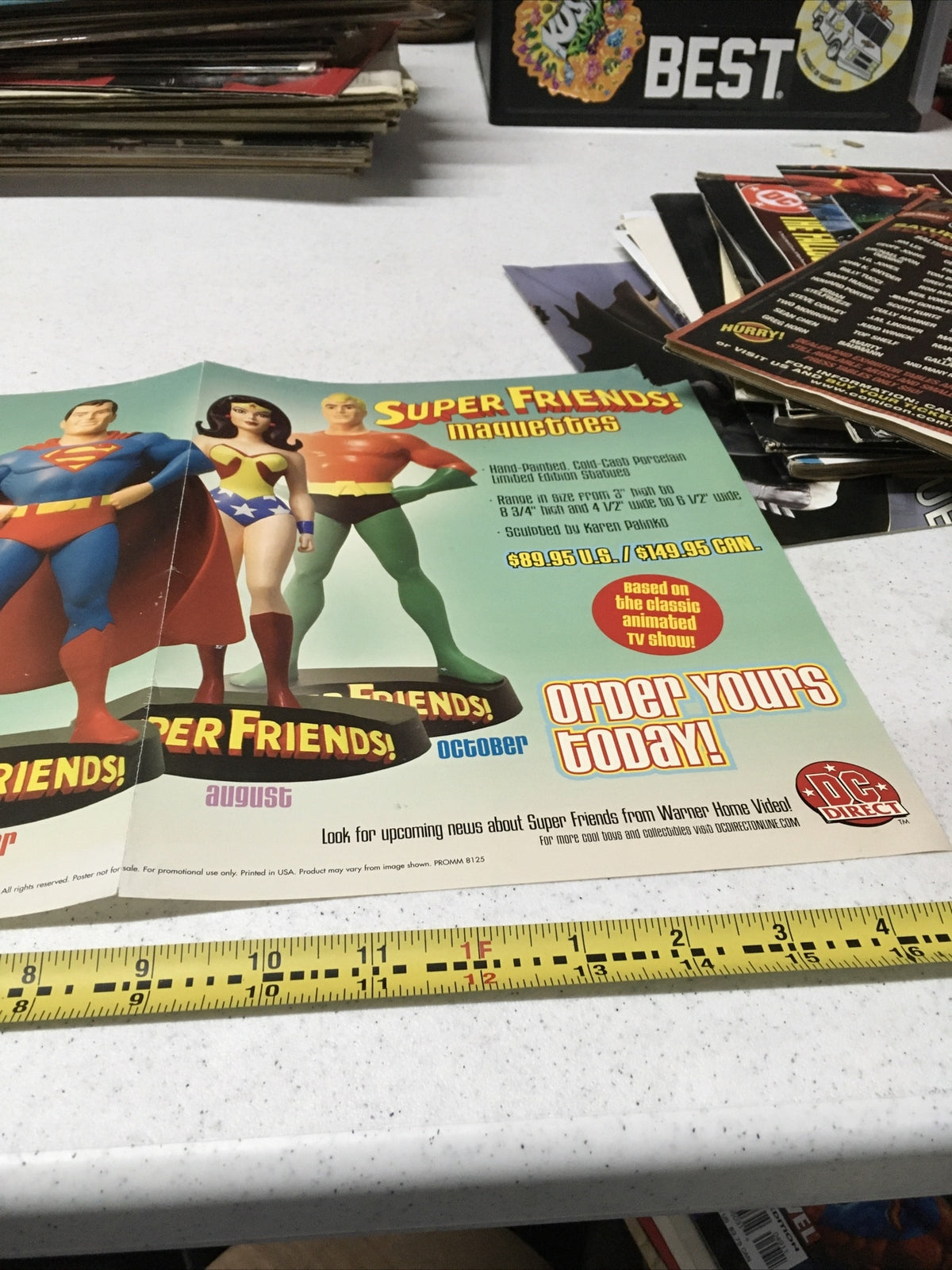 SupEr Friends Wonder Woman Animated Maquette Superfriends 2003 Promo Poster2