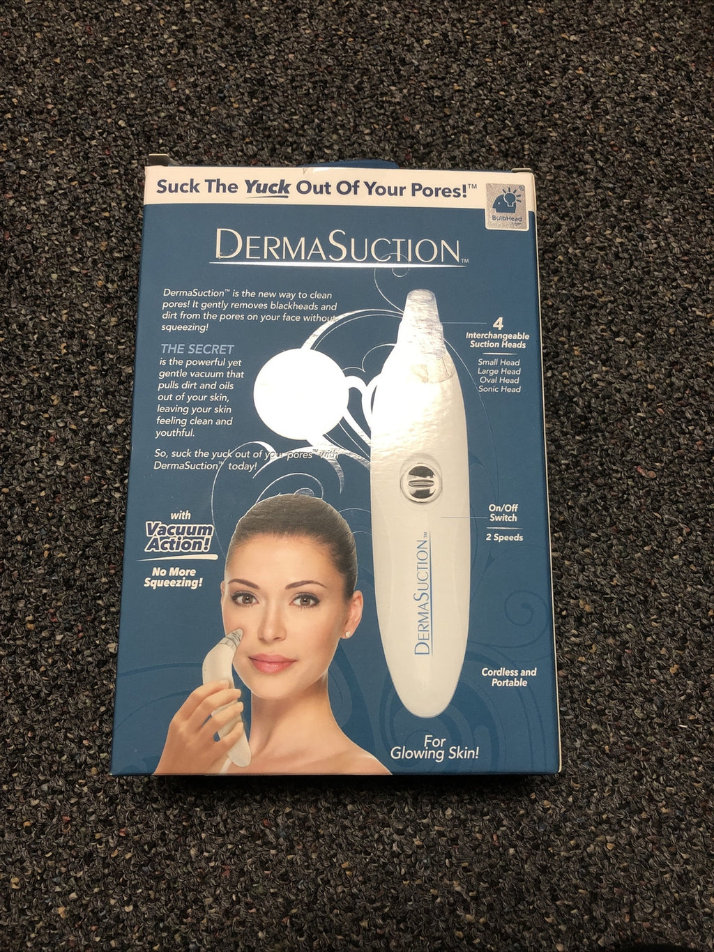 BulbHead DermaSuction Derma Suction Pore Cleaning Device With Vacuum Action 1