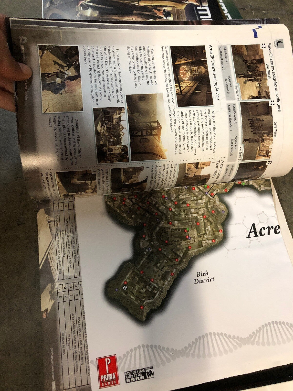 Assassin's Creed Official Game Guide 1&2 Ubisoft +Map Poster Primary Game& Piggy1