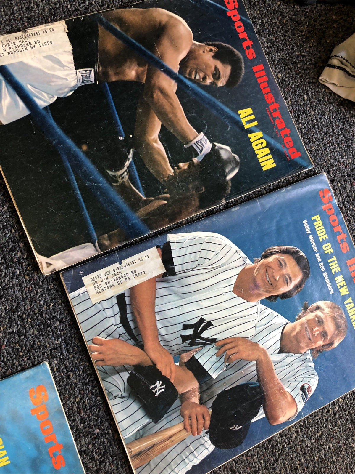 Vintage Lot Of 13 Sports Illustrated Magazines 1970’s Baseball Boxing7