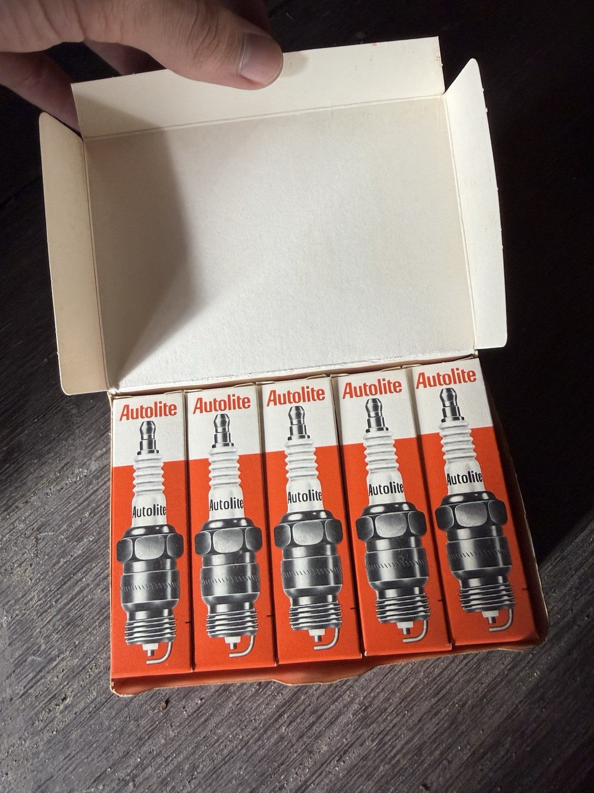 NOS Vintage Autolite 34 Spark Plugs Box of 10 Replaces Champion2
