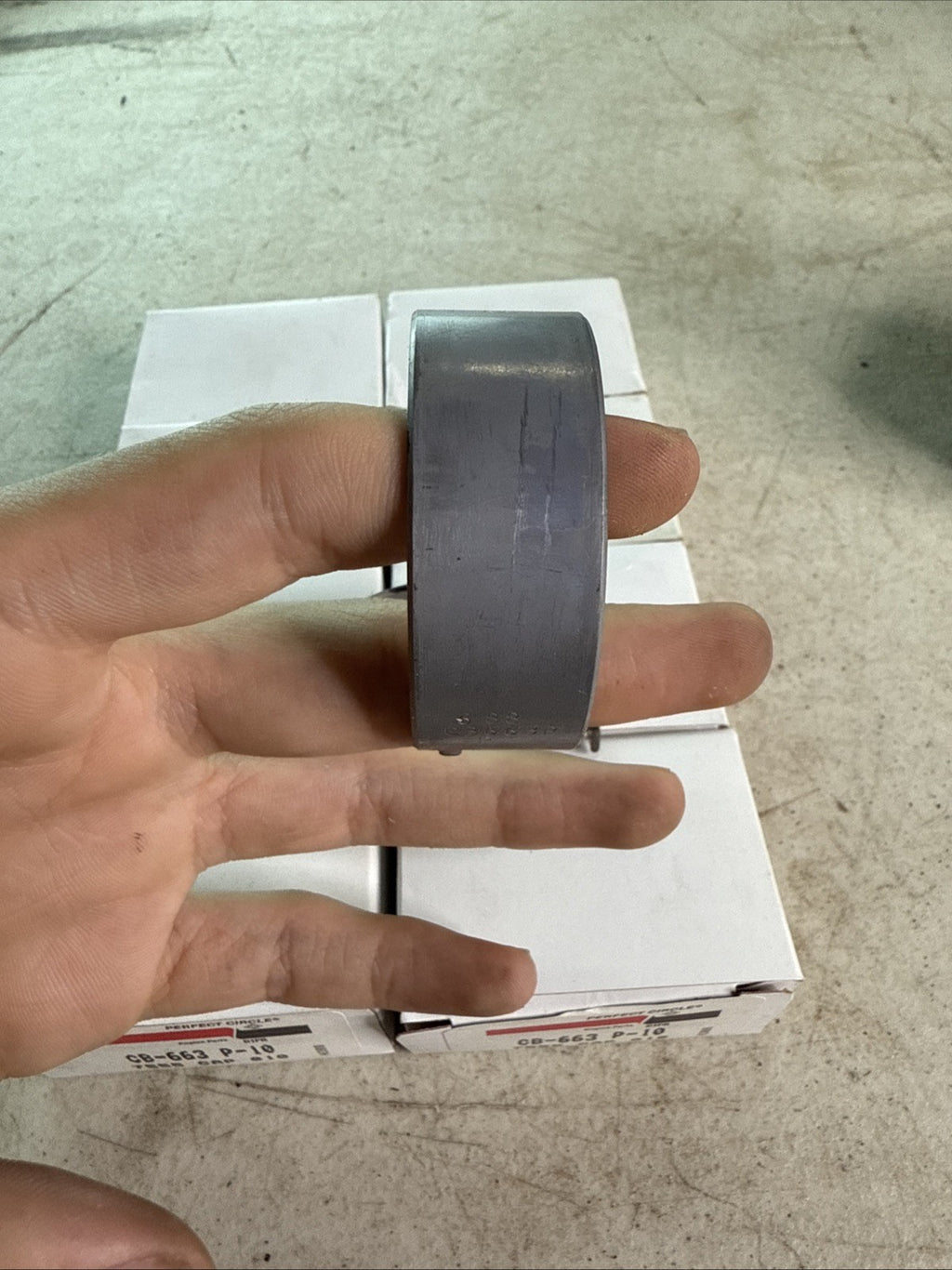 NOS 8 Pairs Perfect Circle CB-663 P-10 Engine Connecting Rod Bearings4