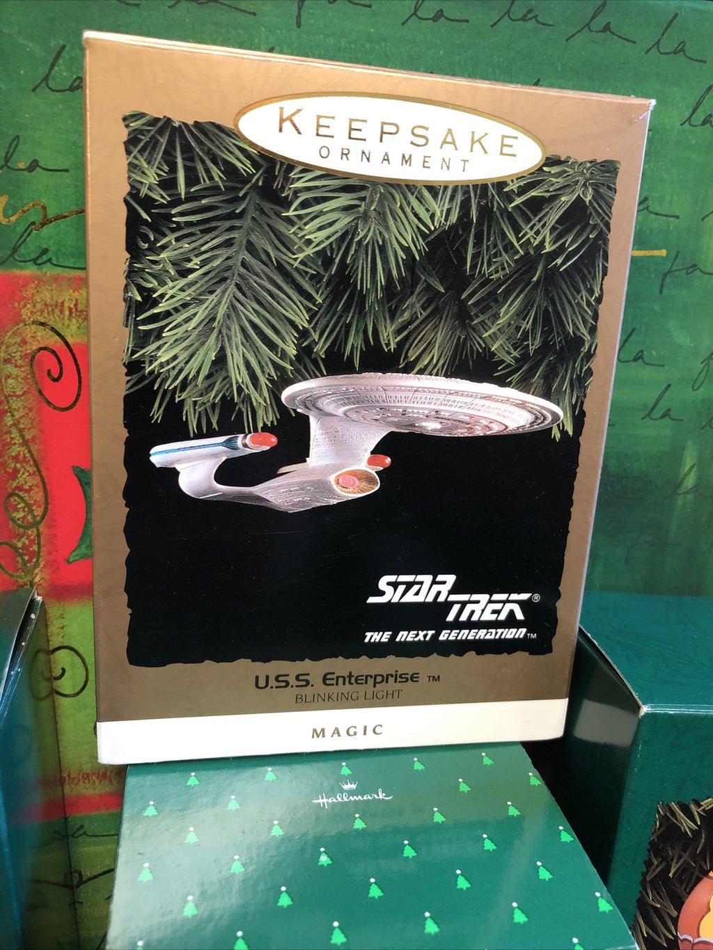 Mixed Lot 7 Hallmark Keepsake Ornaments Collections Club - Star Trek Etc.7
