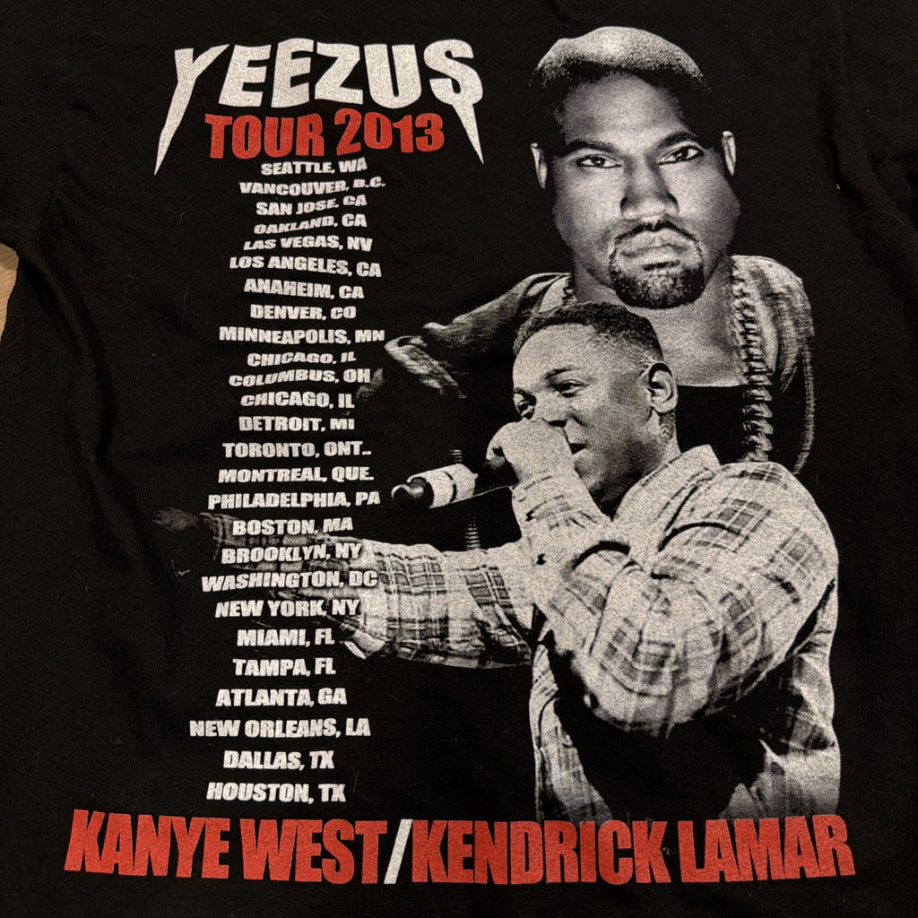 RARE Yeezus Tour Shirt 2013 Kanye West Kendrick Lamar Size Small Ye8
