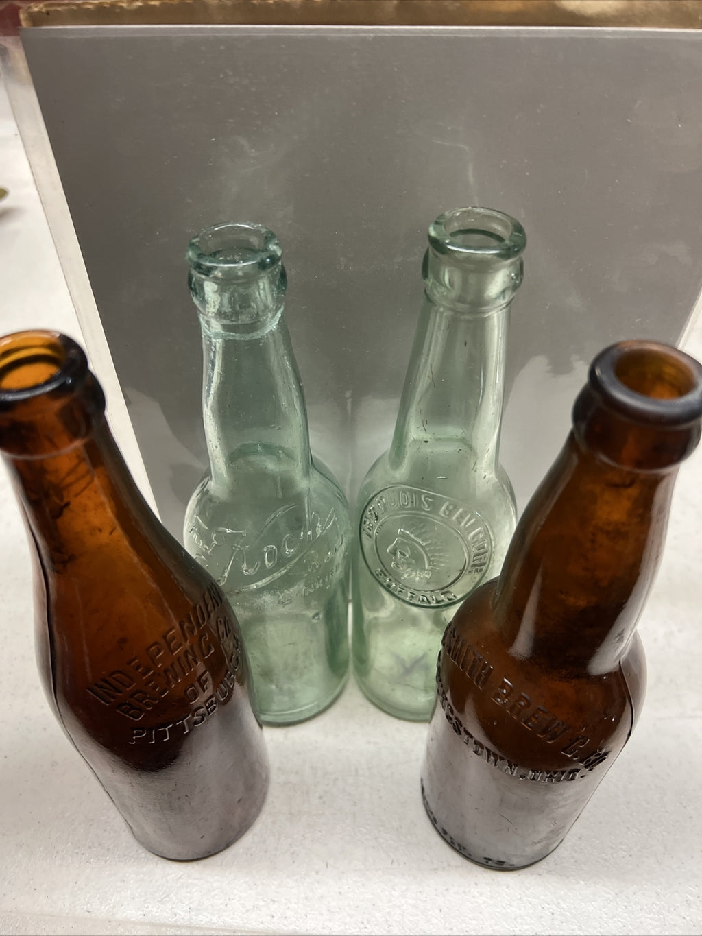 4 Antique Beer Bottles Iroquois Bev Koch Dunkirk NY  Youngstown Ohio Pittsburgh1