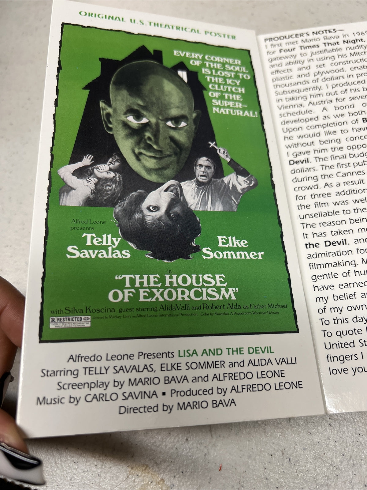Lisa And The Devil Vhs Collectors Edition Bava Horrror Gatefold Release Italian4