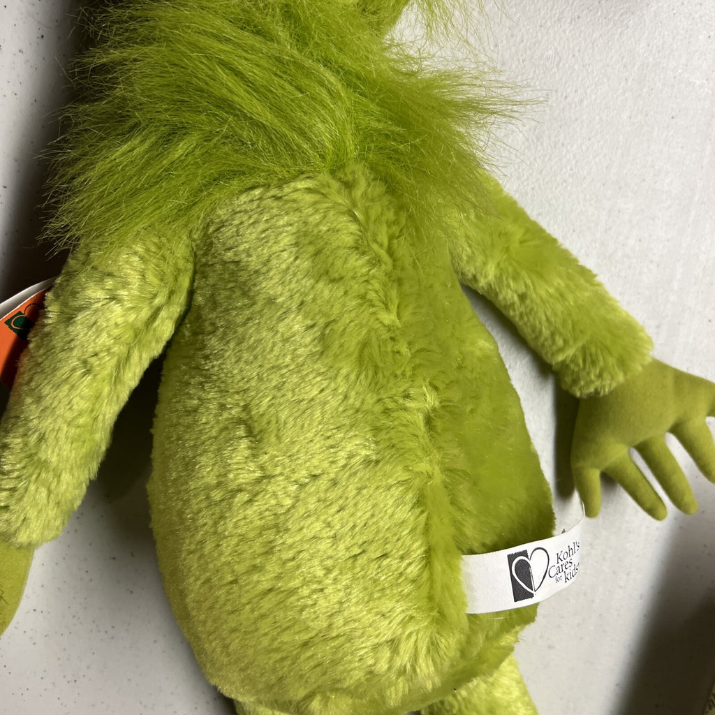 Dr. Seuss THE GRINCH Plush Toy Stuffed Animal Kohl’s Vintage  19" Christmas3