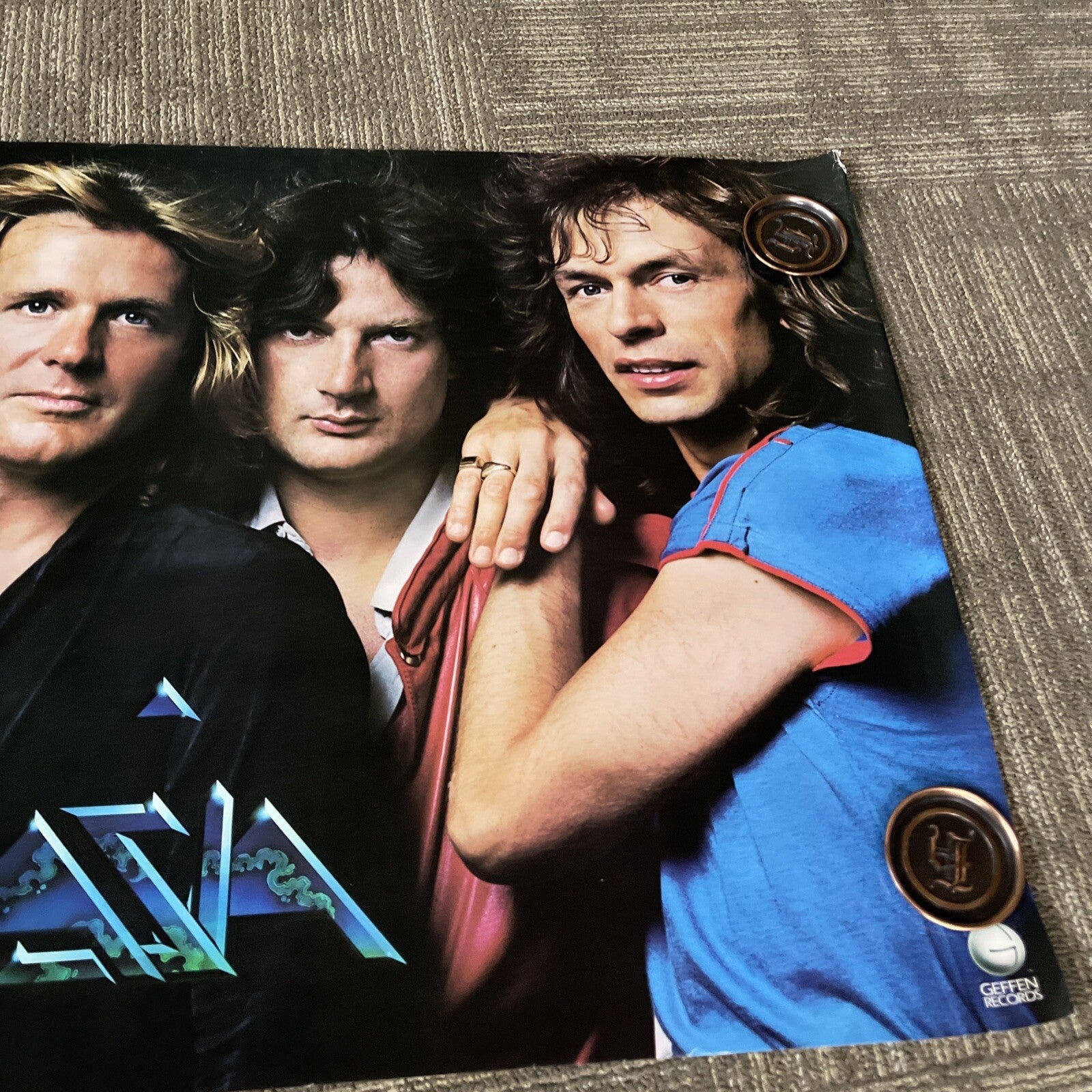 #160 ASIA DEBUT ALBUM Record Store Promo Poster 25x38 19827