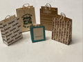 Vintage Dollhouse Miniature Luxury Shopping Bag Lot Tiffany & Co. Saks Barbie0