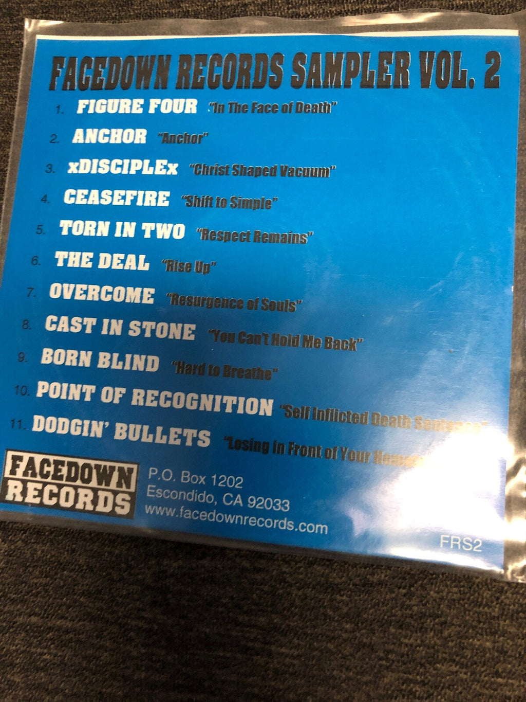 Lot Of 5 Artist:  Marilyn Manson, Figure Four, Musik 3 Facedown, Blindside Rock5