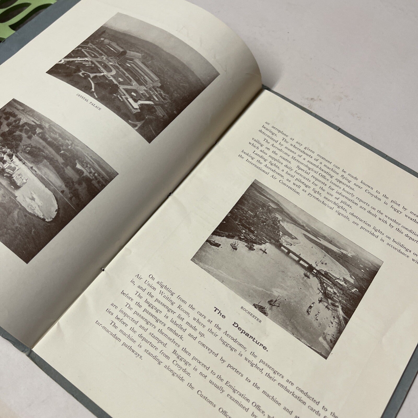1924 Air Union By Air AIRLINE TIMETABLE  Brochure Aviation History Book6