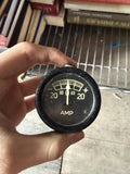 Vintage 20-0-20 Ammeter Amp Gauge - Tulip Needle - Tractor Hot Rod Aircraft0