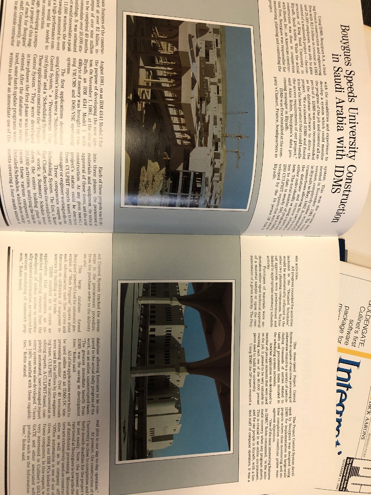 VTG Cullinet Qrtr Report Pc Software Base Data Reports Brochures Info Systems5