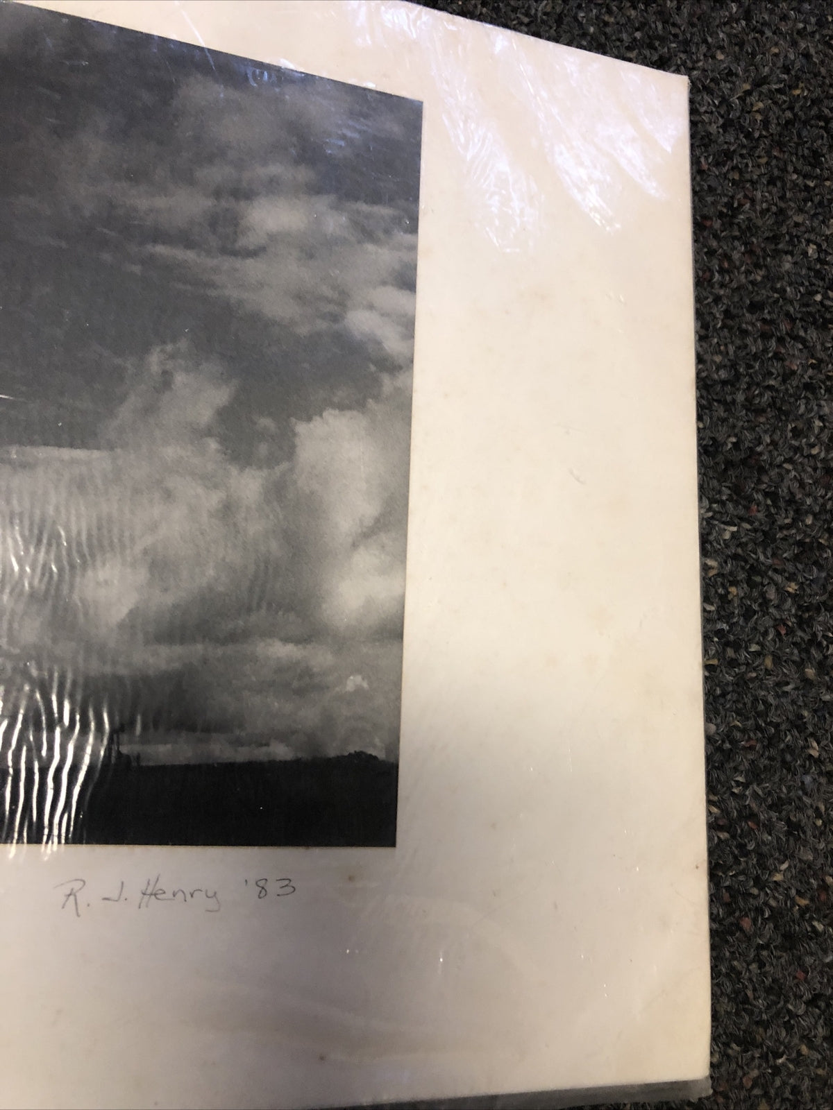R.J. Henry “Oil Well” Photograph Photo Signed 16”x11”3