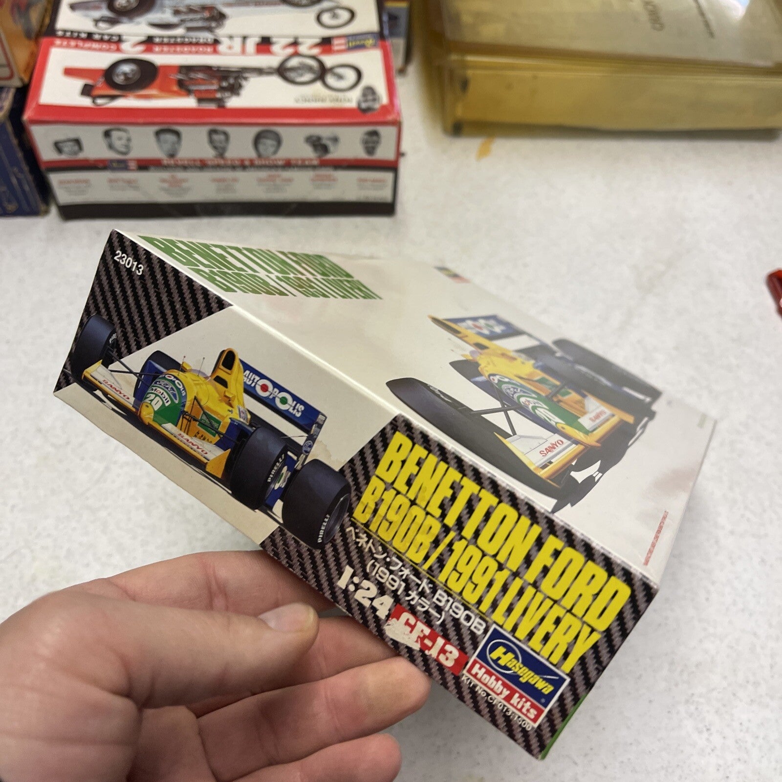 Benetton Ford B190B 1991 Livery 1:24 Scale Model Kit Hasegawa Unbuilt3