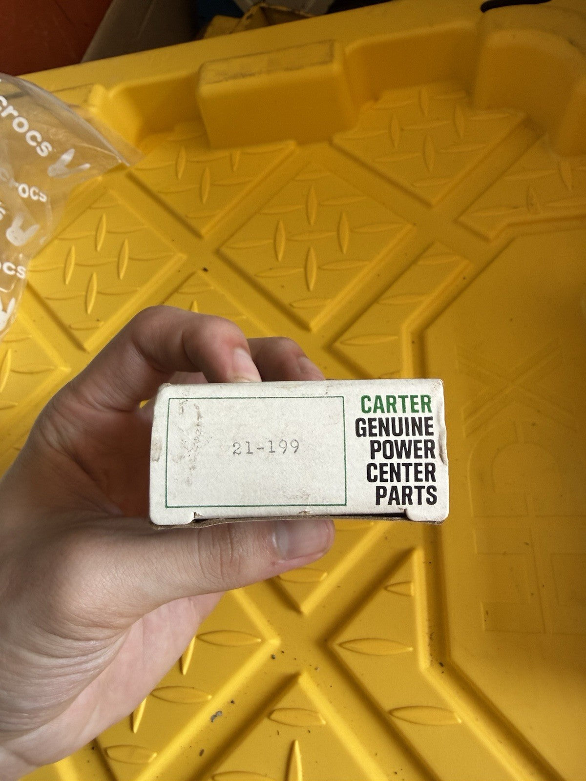 NOS Carter 21-199 Carburetor Float Vintage Genuine Power Center Parts0