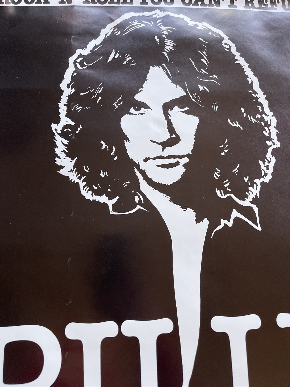 #199 1981 BILLY SQUIER Don't Say No Record Store PROMO POSTER Rock N Roll 30”x204