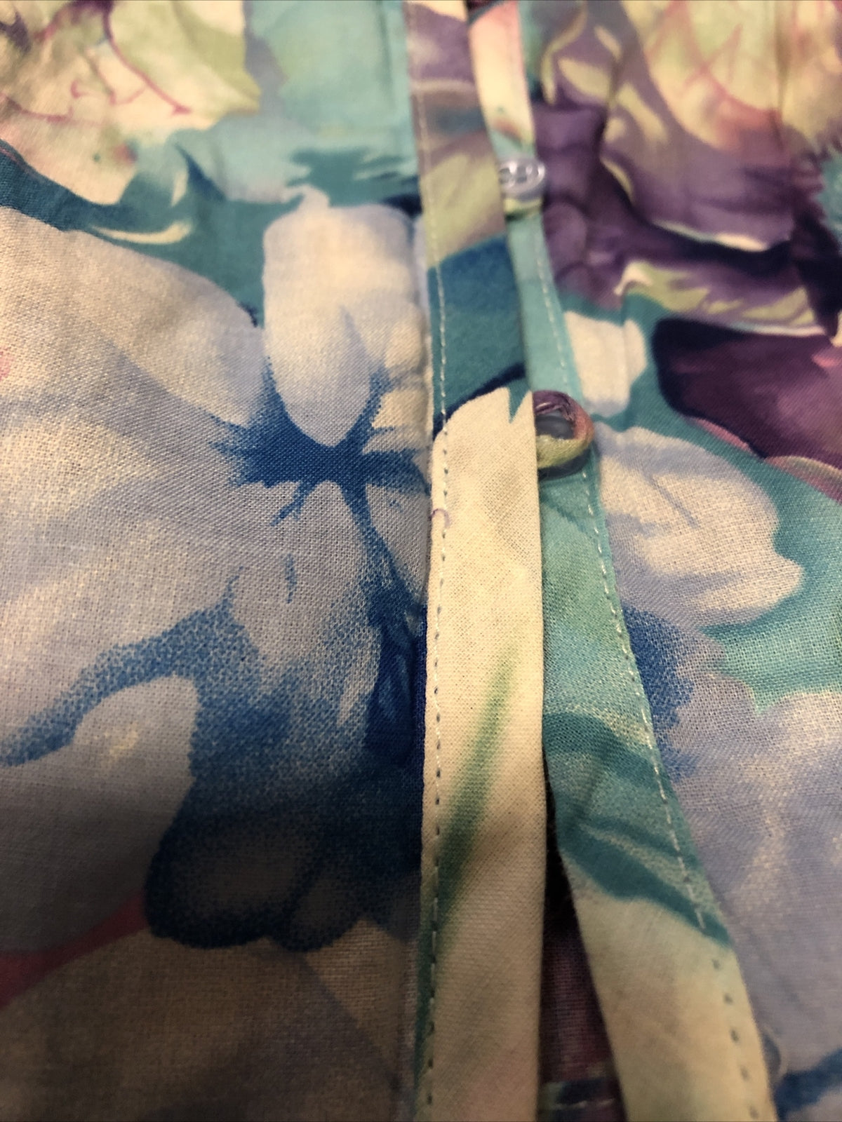 SHAVER LAKE WOMENS FLORAL BLOUSE TOP - SIZE LX MINT JULIP FLOWERS LARGE1